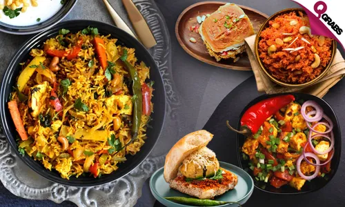 Four Course Veg Set Menu, Chaat Platter or Street Food Platter for TWO at Bhojan!